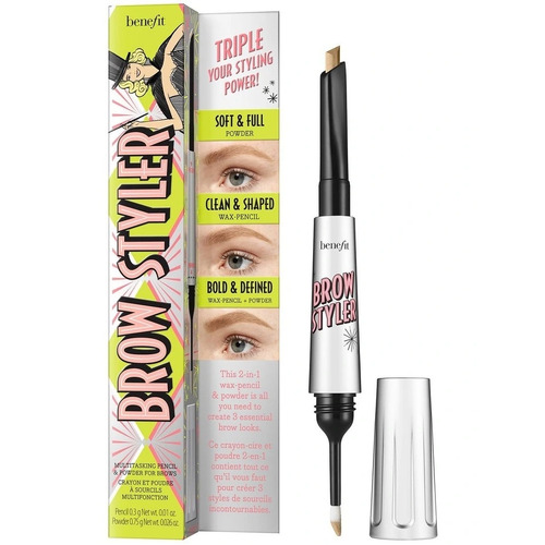 Benefit Cosmetics EyeBrow Styler Duo Wax Pencil and Powder 1 Cool Light Blonde 1.05g