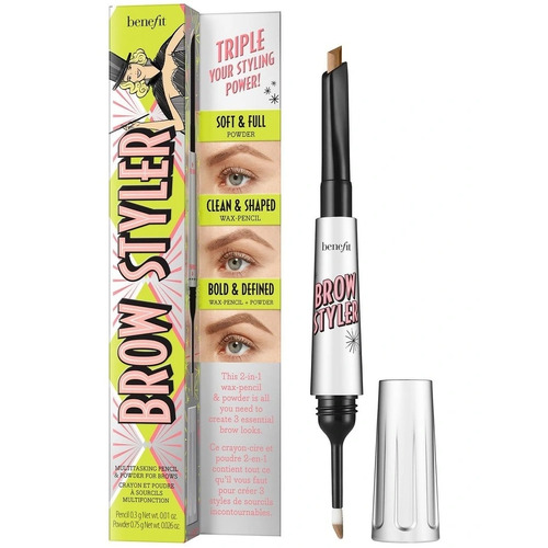 Benefit Cosmetics EyeBrow Styler Duo Wax Pencil and Powder 2.5 Neutral Blonde 1.05g