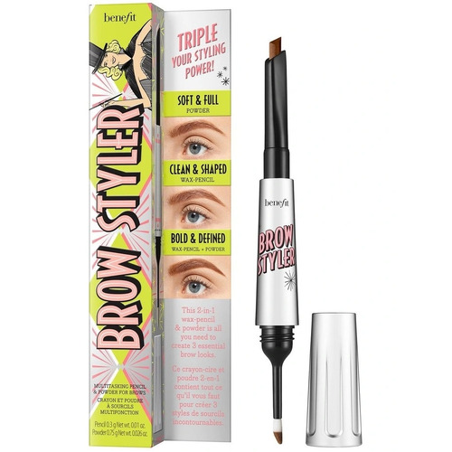 Benefit Cosmetics EyeBrow Styler Duo Wax Pencil and Powder 2.75 Warm Auburn 1.05g