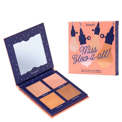 Benefit Cosmetics Miss Glow-It-All! Highlighter Palette Blush