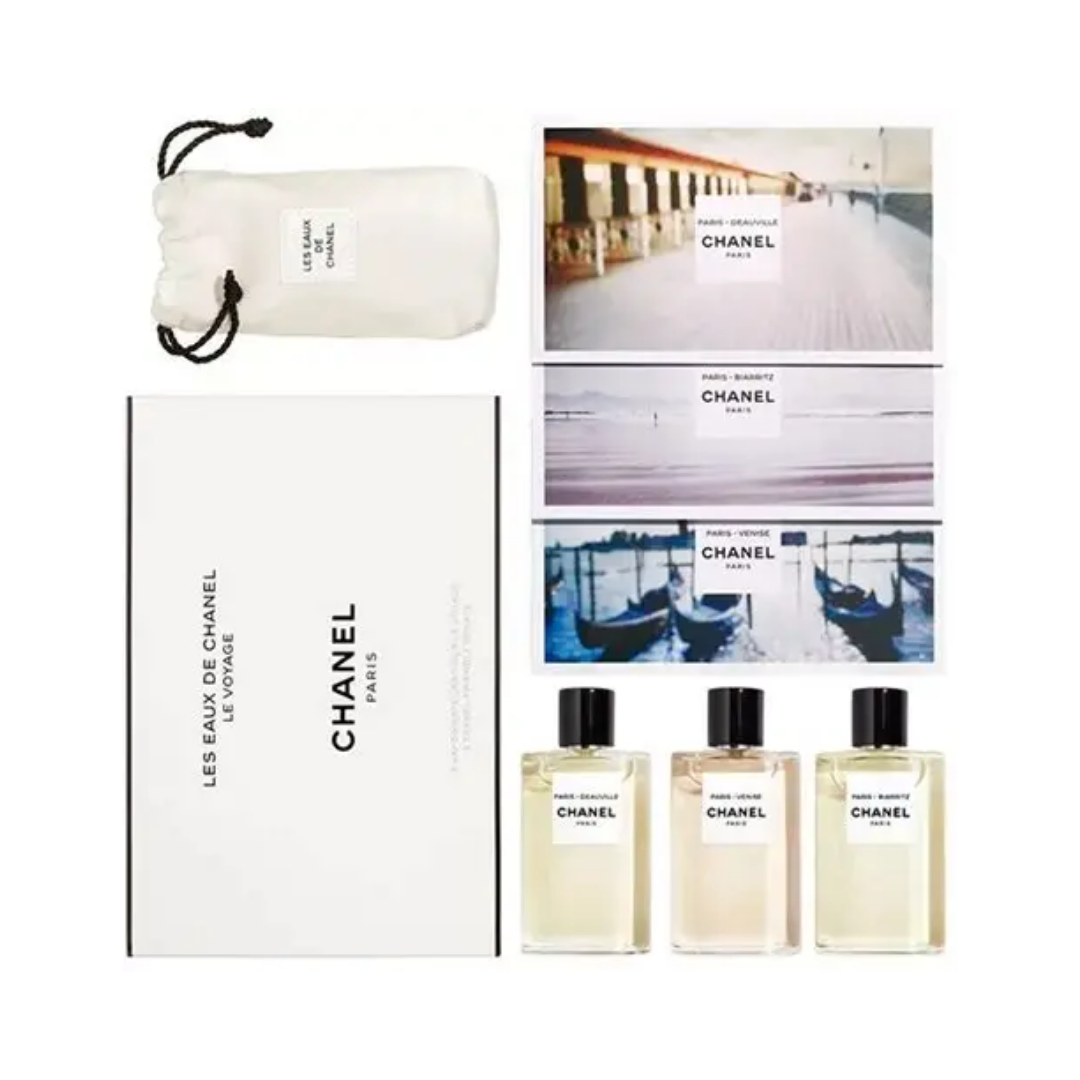 Chanel Les Eaux De Chanel Le Voyage Set 3x 50ml 
