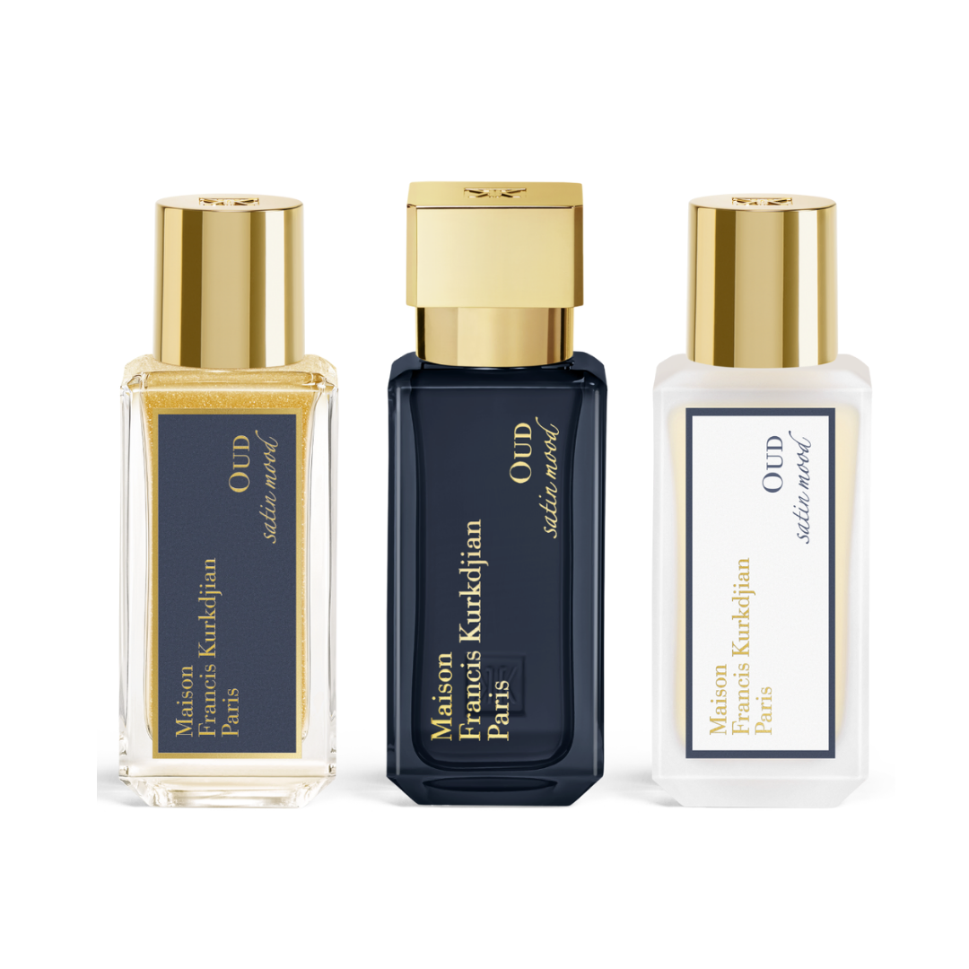Maison Francis Kurkdjian Oud Satin Mood EDP Perfume Ritual 3x 35ml