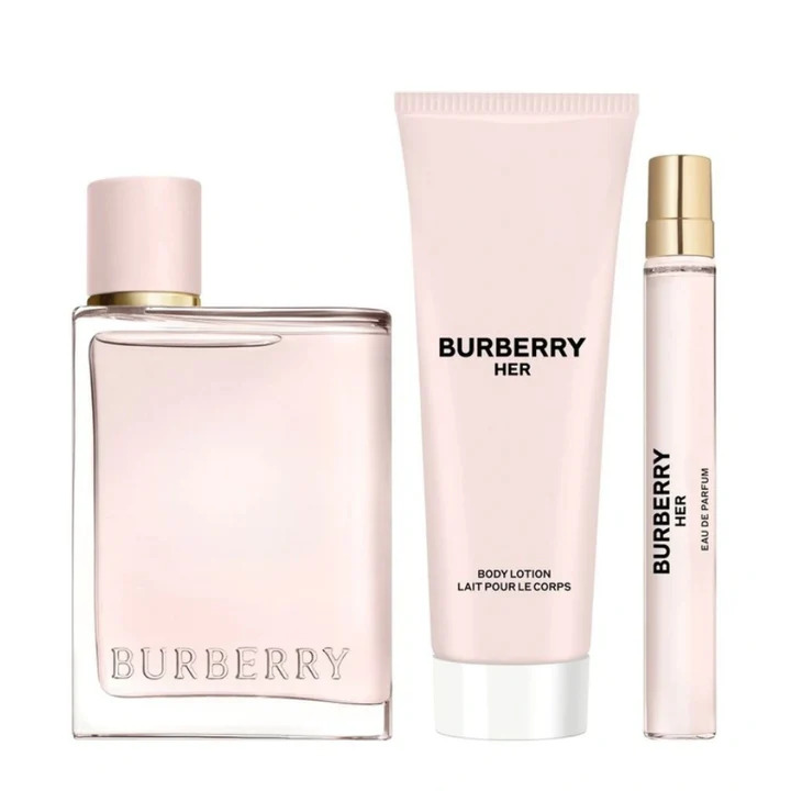 Burberry Her EDP 100ml 3 Piece Gift Set