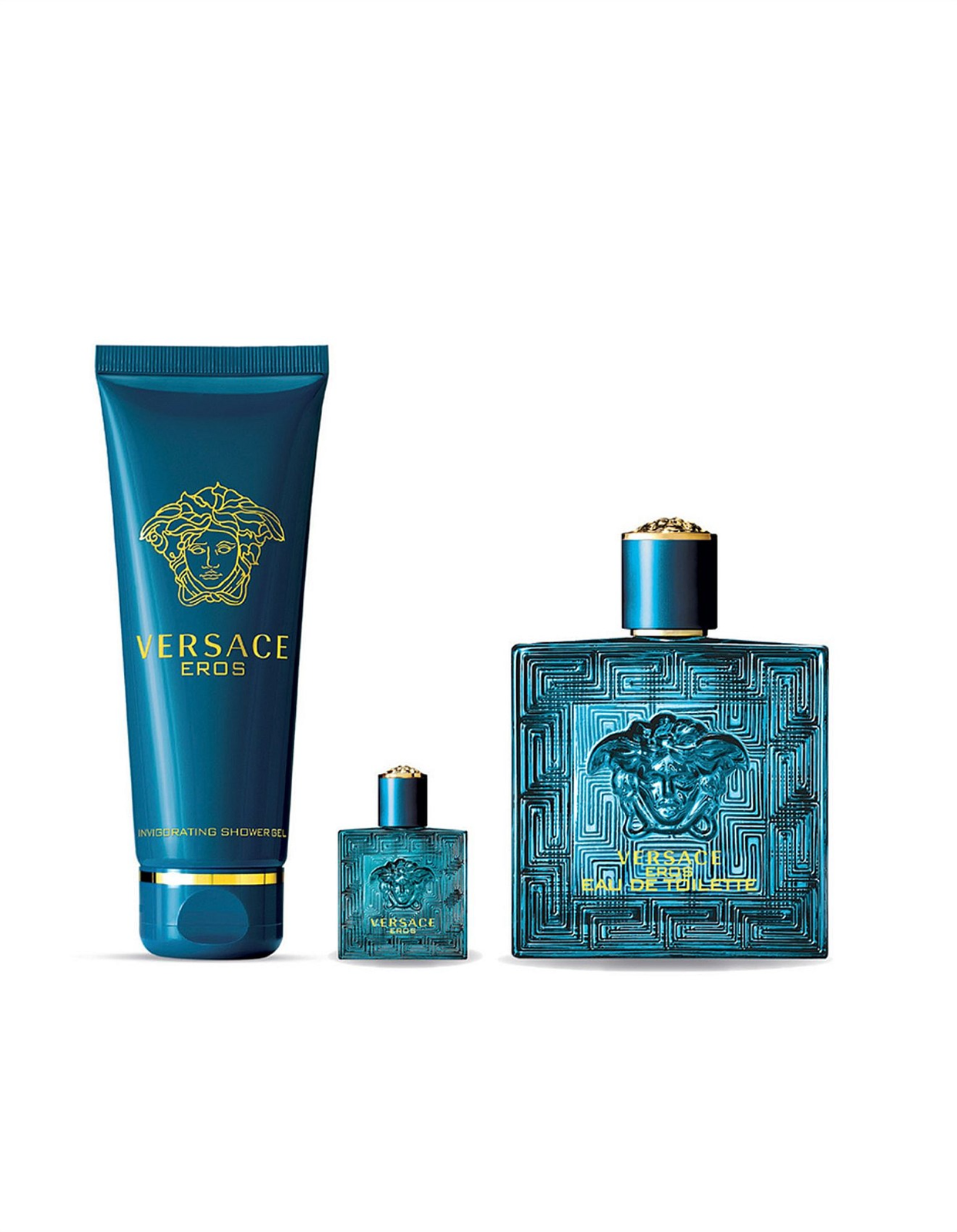 Versace Eros Pour Homme EDT 100ml 3 Piece Gift Set