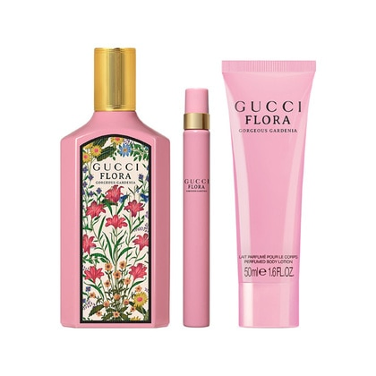 Gucci Flora  Gorgeous Gardenia EDP 100ml 3 Piece Gift Set