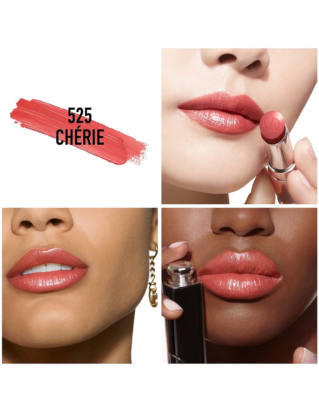 Dior Addict Hydrating Shine Refillable Lipstick 525 Cherie