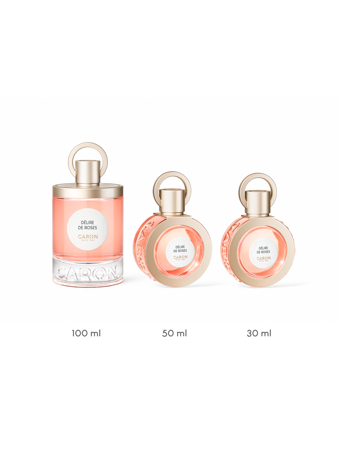 CARON Delire De Roses Perfume 30ml Refillable