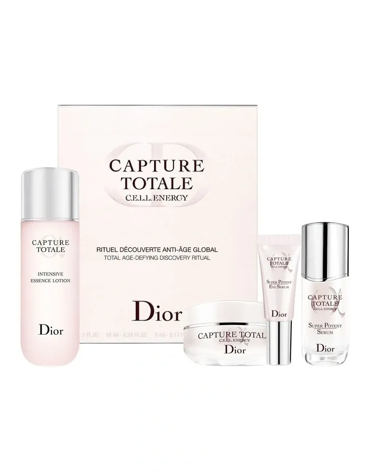 Christian Dior Capture Totale Total Age Defying Discovery Ritual 4 Piece Set