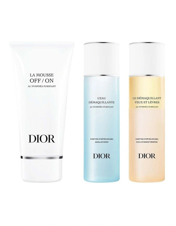 Dior The Cleansing Discovery Ritual Skin Care 3 Piece Gift Set