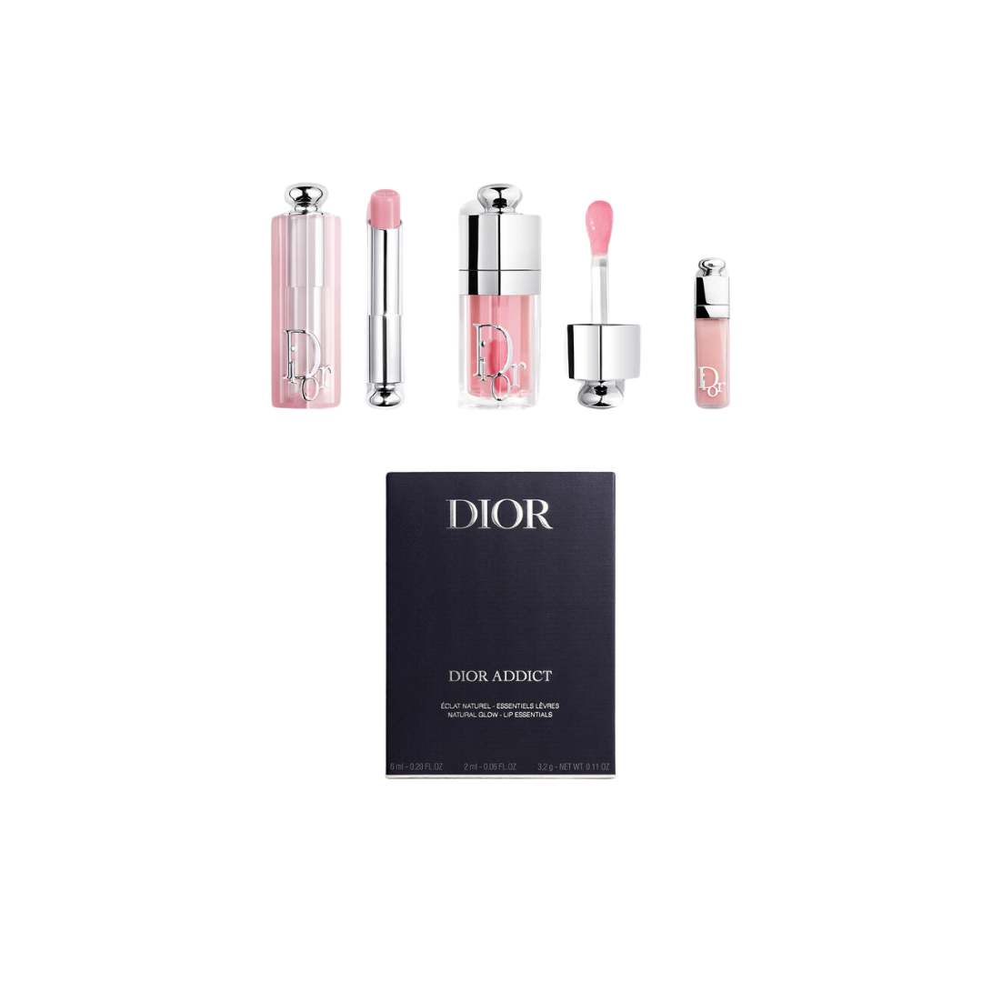 Dior Addict Hydrating Lip Balm & Lip Oil 3 Piece Gift Set 