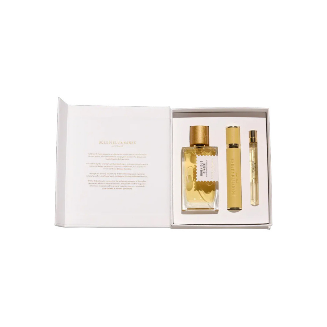 Goldfield & Banks Ingenious Ginger EDP 3 Piece Gift Set 100ml