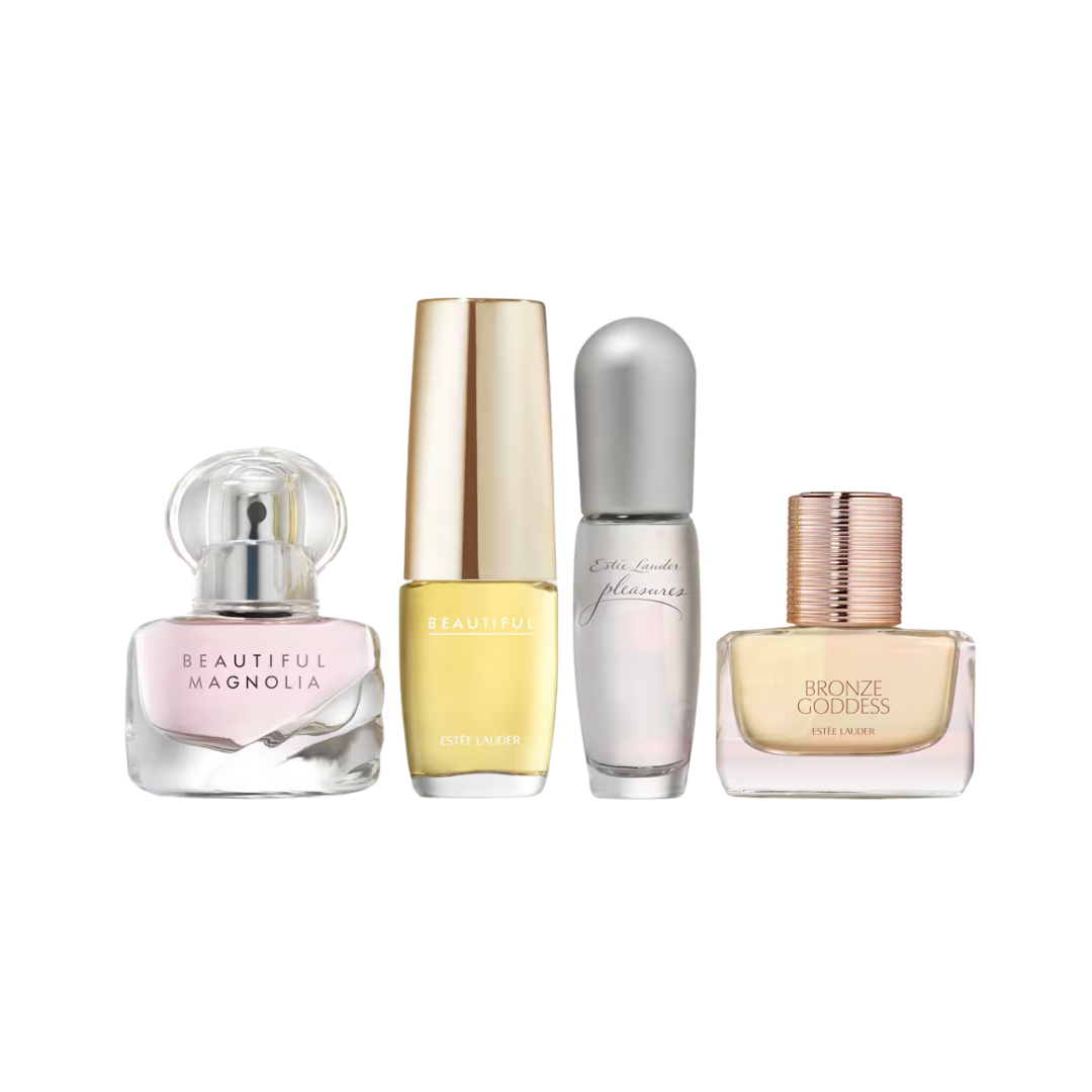 Estee Lauder Fragrance Treasures Mini Fragrance 4 Piece Gift Set