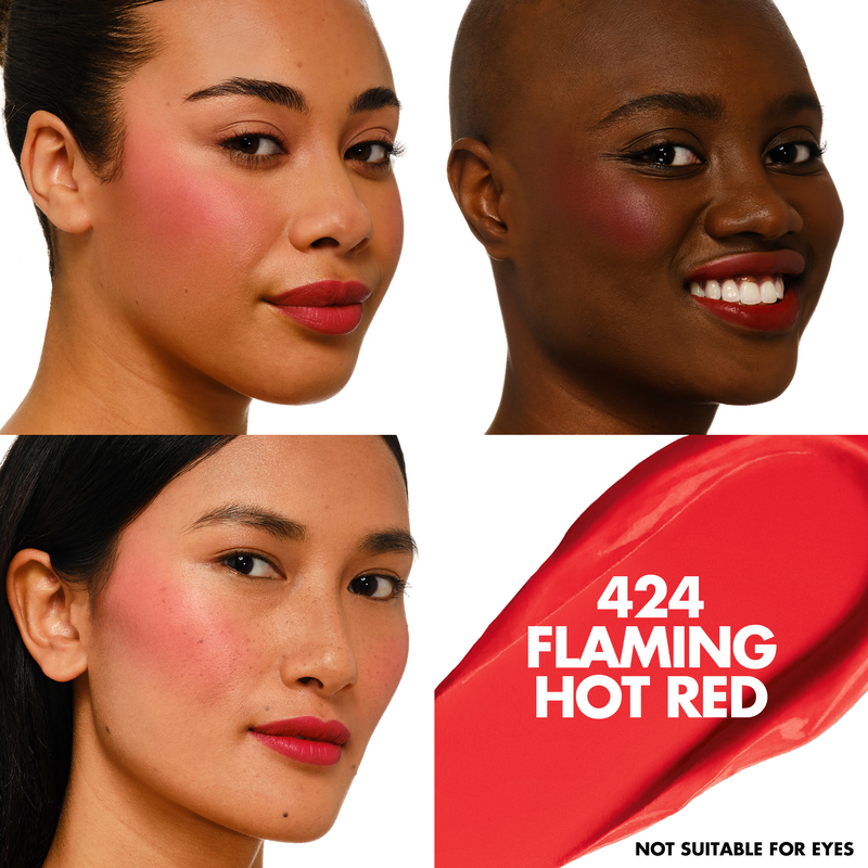 Make Up For Ever Artist Color Crayon Waterproof Multi-Use Stick 424 Flaming Hot Red 7g