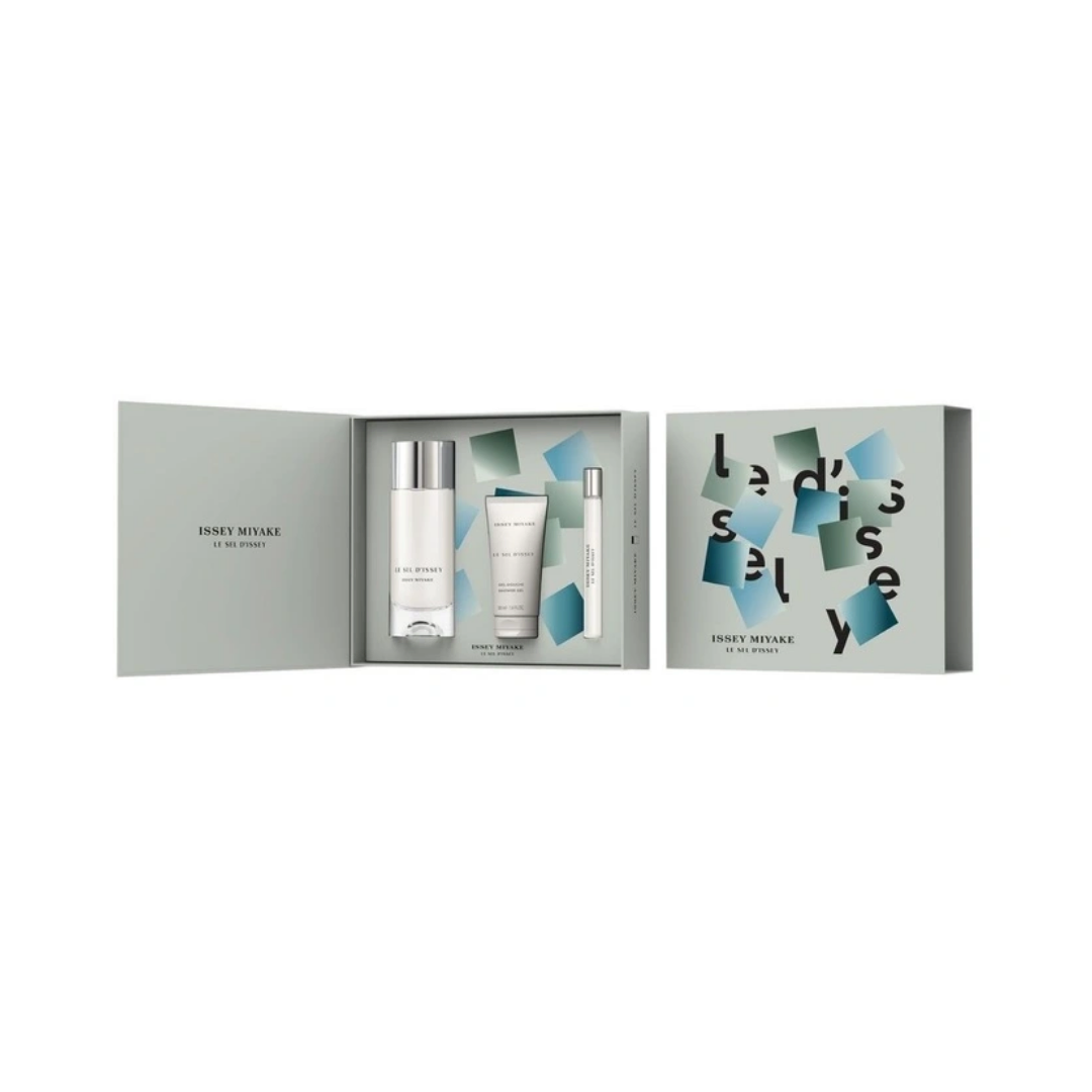 Issey Miyake Le Sel D'Issey EDT 100ml 3 Piece Gift Set