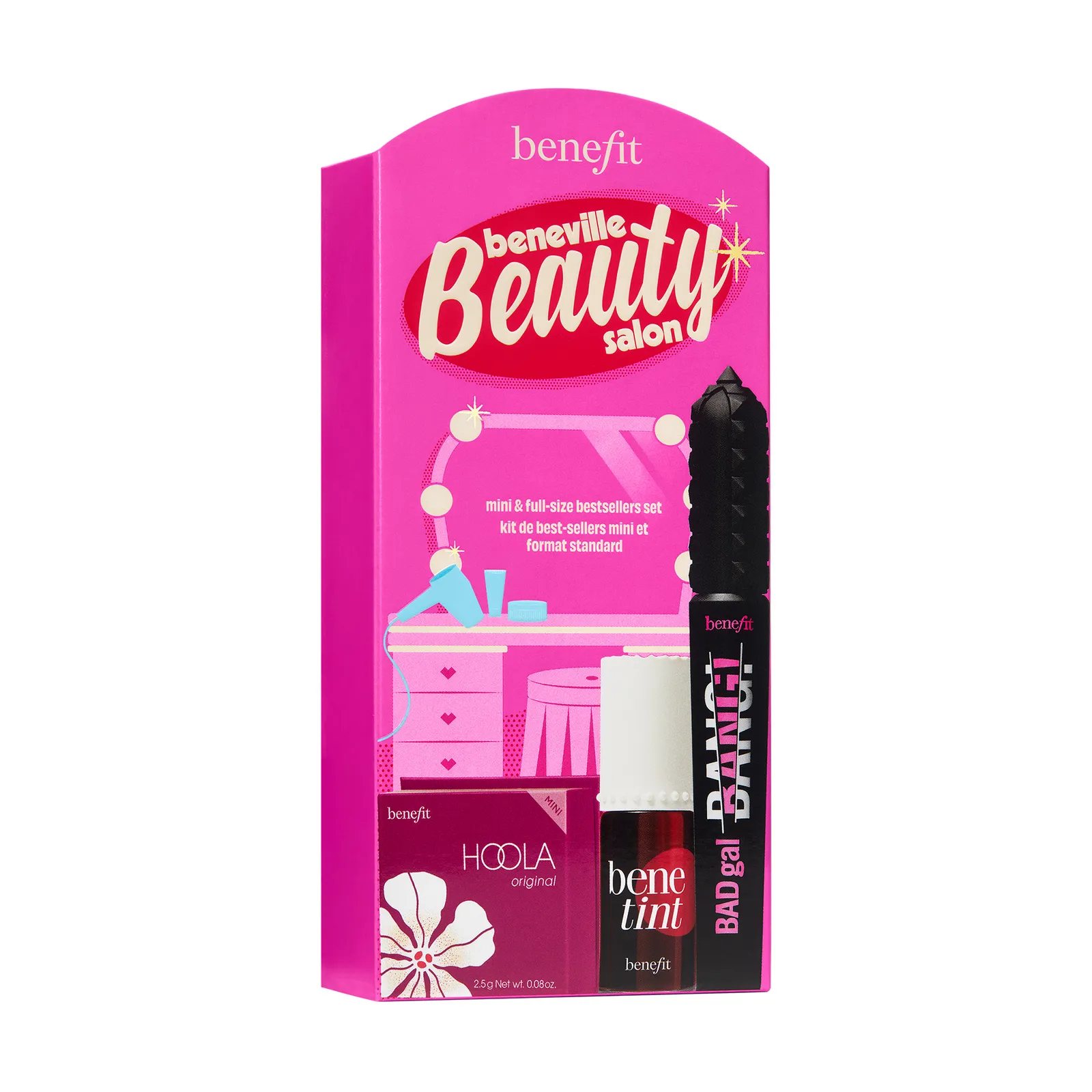 Benefit Beneville Beauty Salon Full-Size & Mini Bestsellers Set
