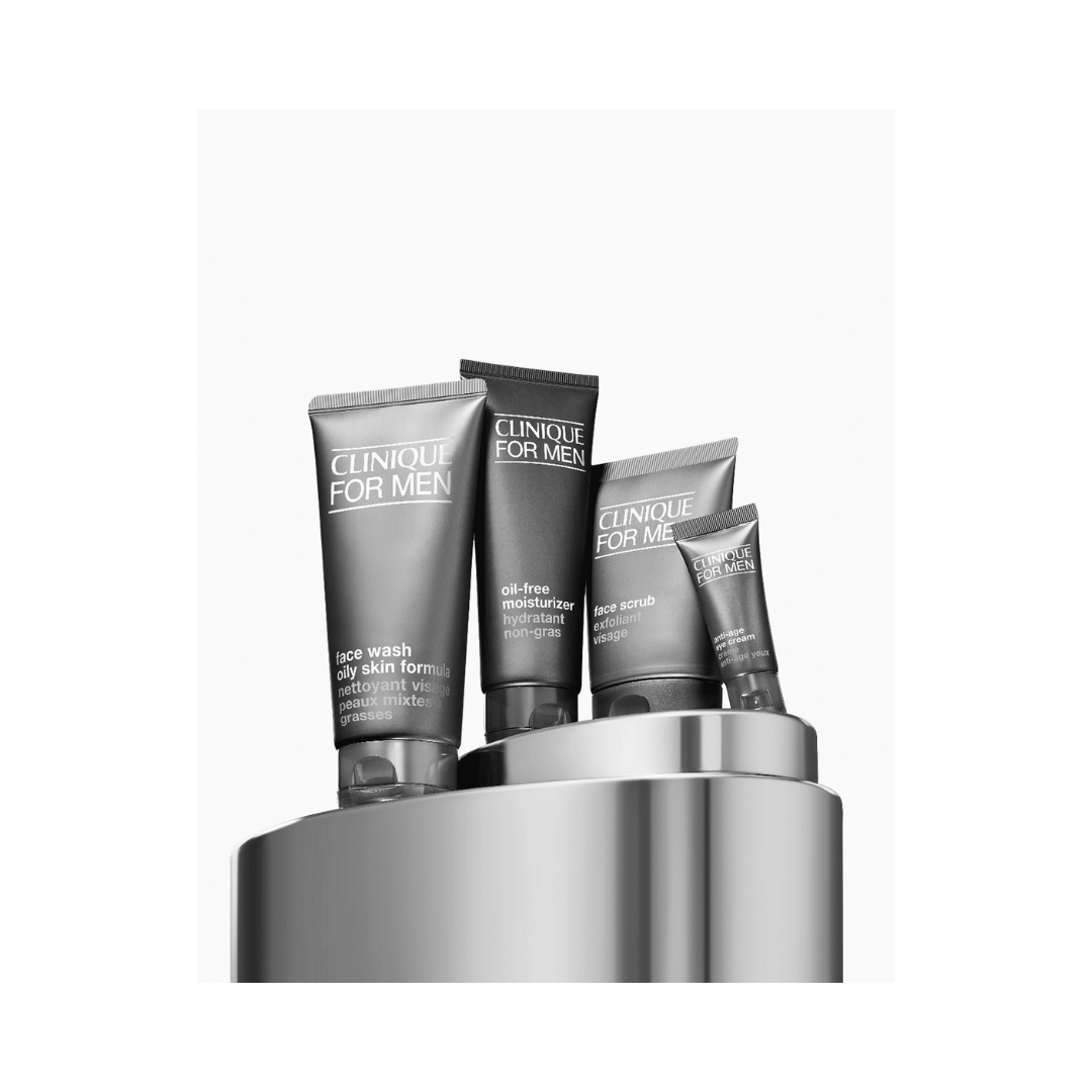 Clinique Great Skin for Him: Clinique For Men 4 Piece Set For Oily Combination Skin