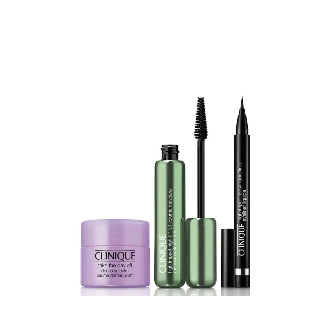 Clinique Eye Essentials: High Drama 3 Piece Set