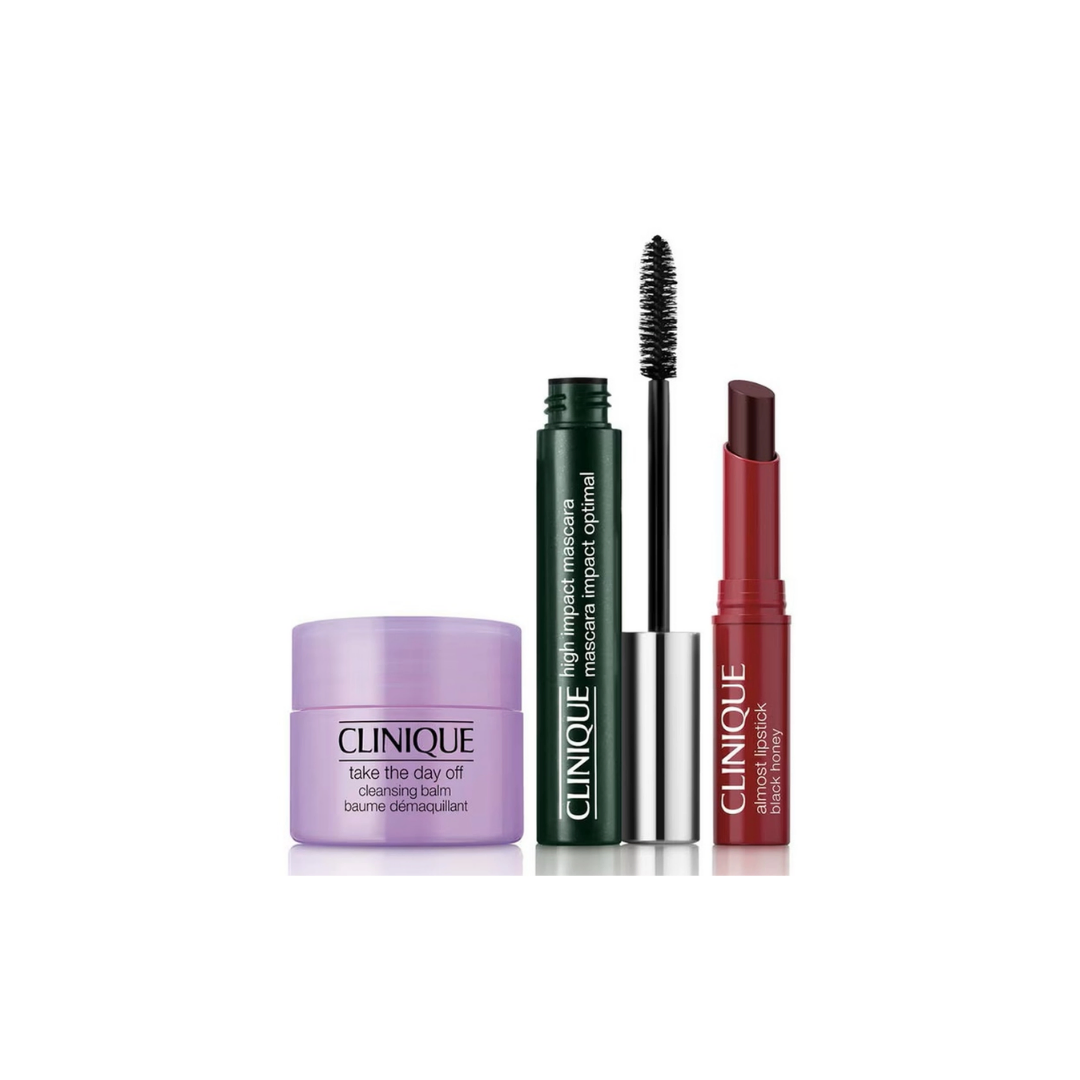 Clinique Makeup Bag MVP'S 3 Piece Set