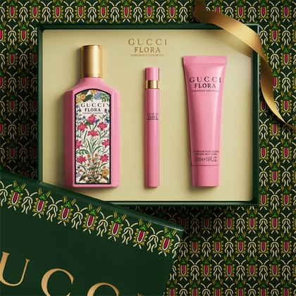 Gucci Flora  Gorgeous Gardenia EDP 100ml 3 Piece Gift Set