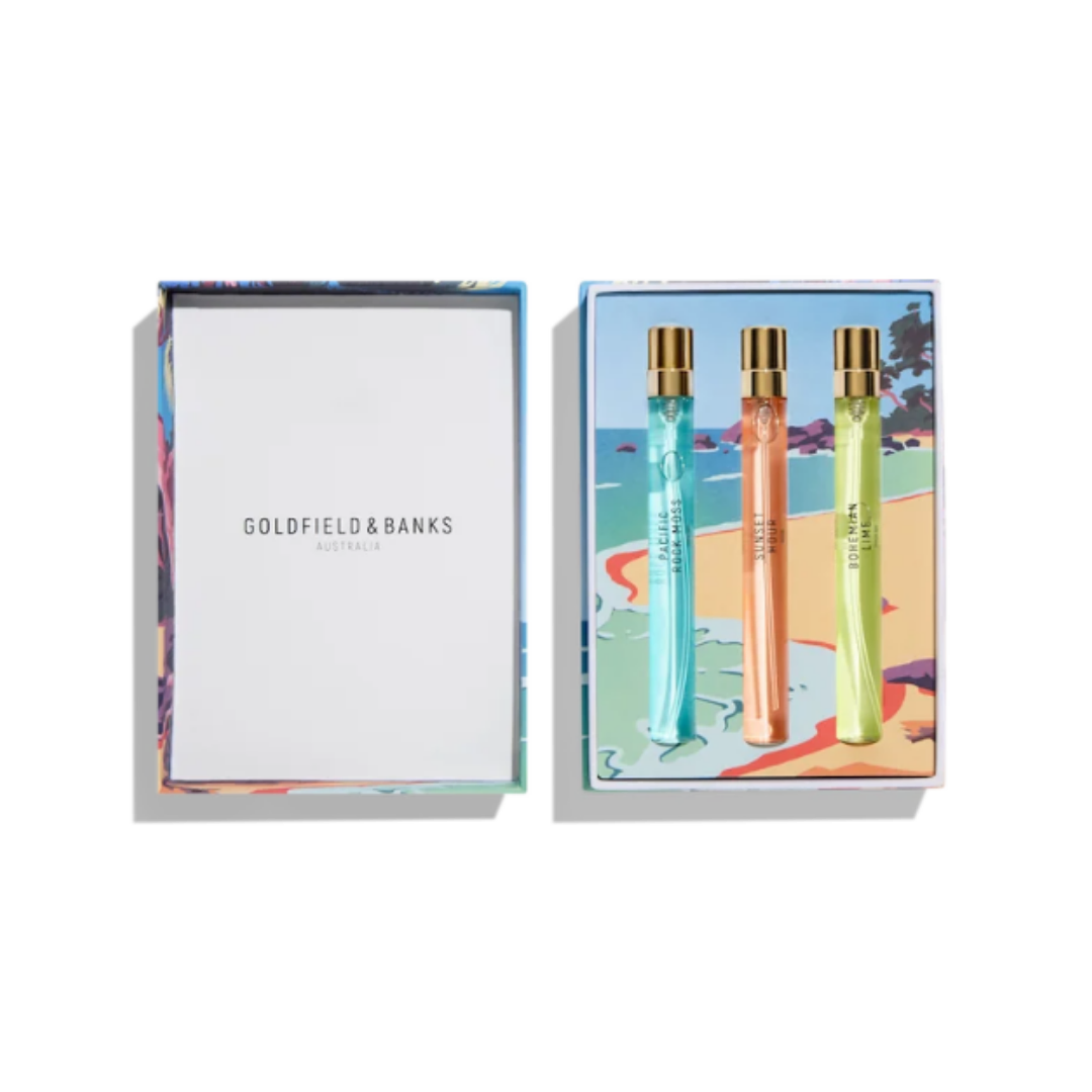 Goldfield & Banks Coast to Coast Travel Trio Set 3x10ml
