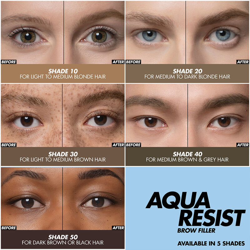 Make Up For Ever Aqua Resist Brow Filler 0.3G 40 Medium Brown  