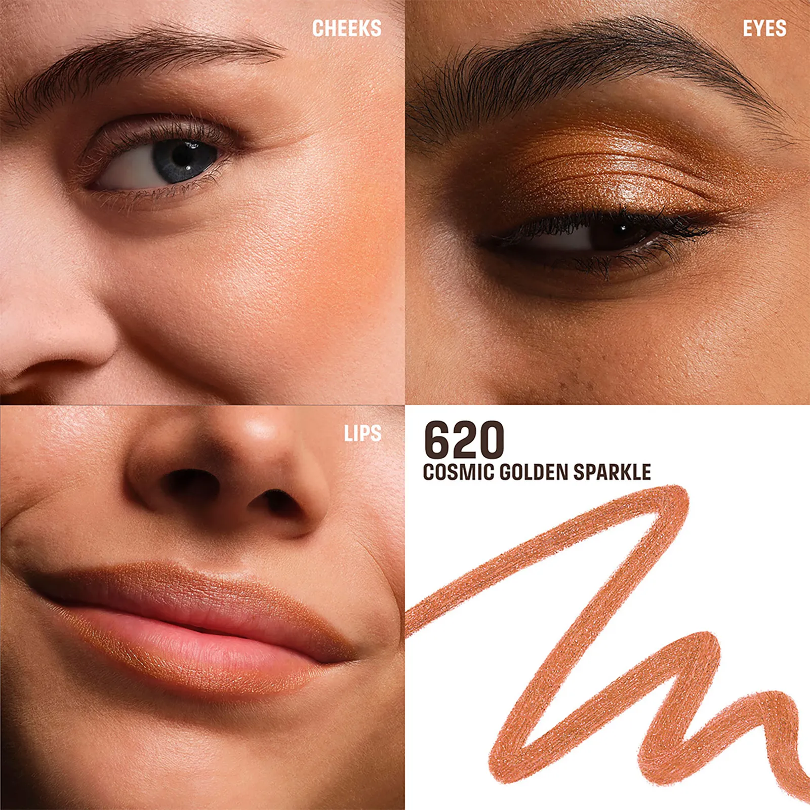 Make Up For Ever Artist Color Pencil Long-Lasting Lip Liner - 620 Cosmic Golden Sparkle