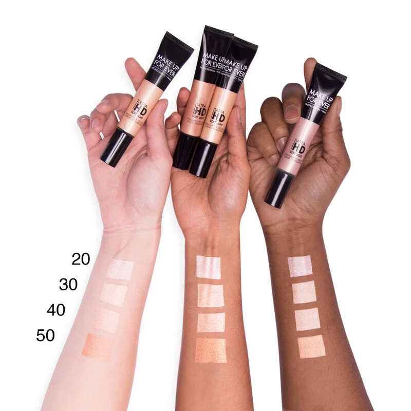 MAKE UP FOR EVER Ultra Hd Soft Light Liquid Highlighter 12ml - 20 Champagne Pink 