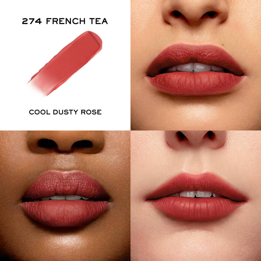 Lancome L'Absolu Rouge Intimatte Soft Matte Lipstick 3.4g - 274 French Tea