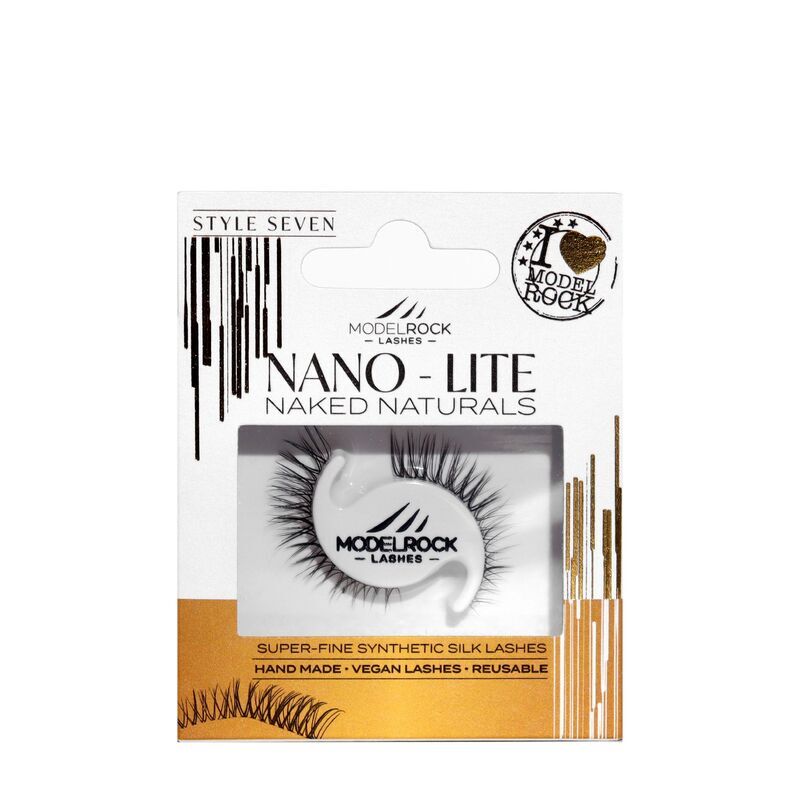 MODELROCK Lashes NANO - LITE NAKED NATURALS - Style 1 Lash Set