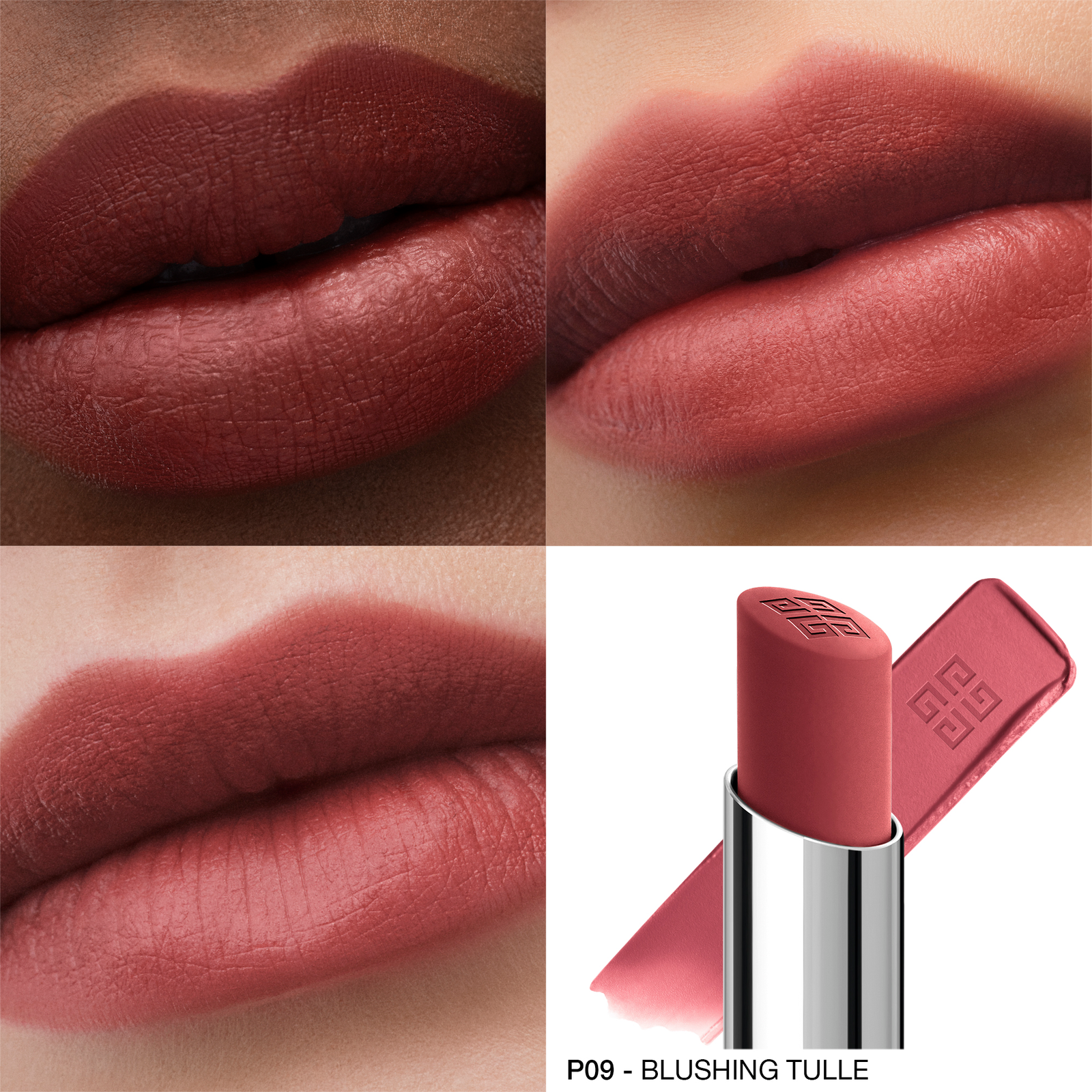 Givenchy Le Rouge Velvet Matte Lipstick P09 - Blushing Tulle 2.4g