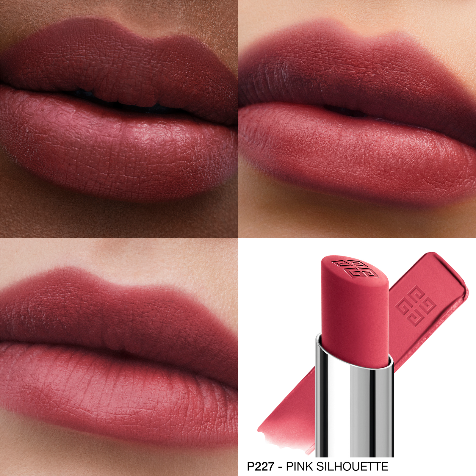 Givenchy Le Rouge Velvet Matte Lipstick P227 - Pink Silhouette 2.4g