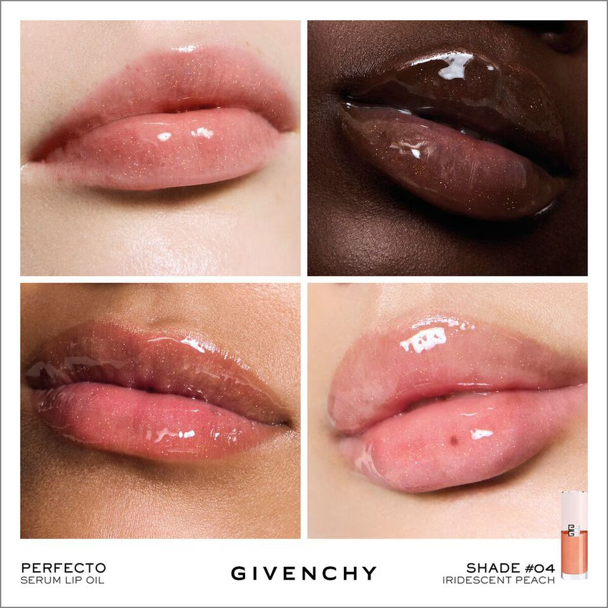 Givenchy Perfecto Serum Lip Oil 7.5ml - N04 Iridescent Peach
