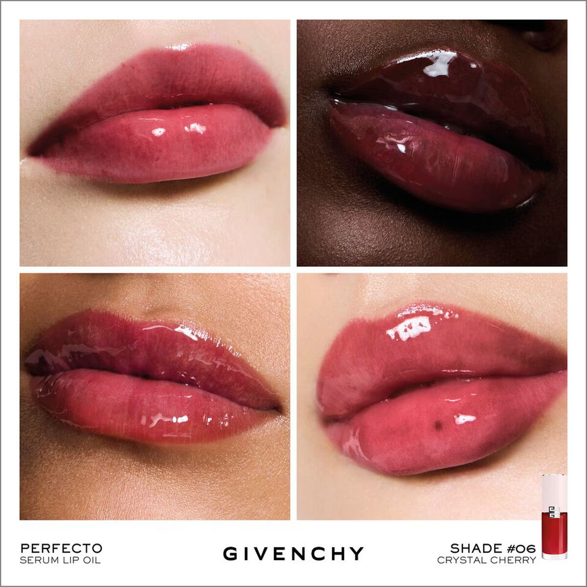 Givenchy Perfecto Serum Lip Oil 7.5ml - N06 Crystal Cherry