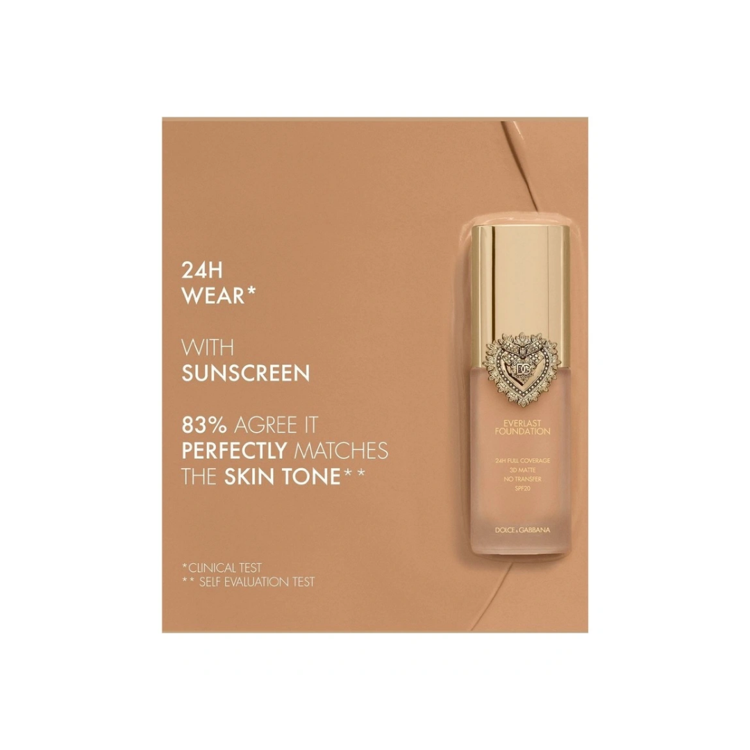 Dolce & Gabbana Everlast Foundation SPF20 27ml - 20C Medium Rosy Cool Undertones