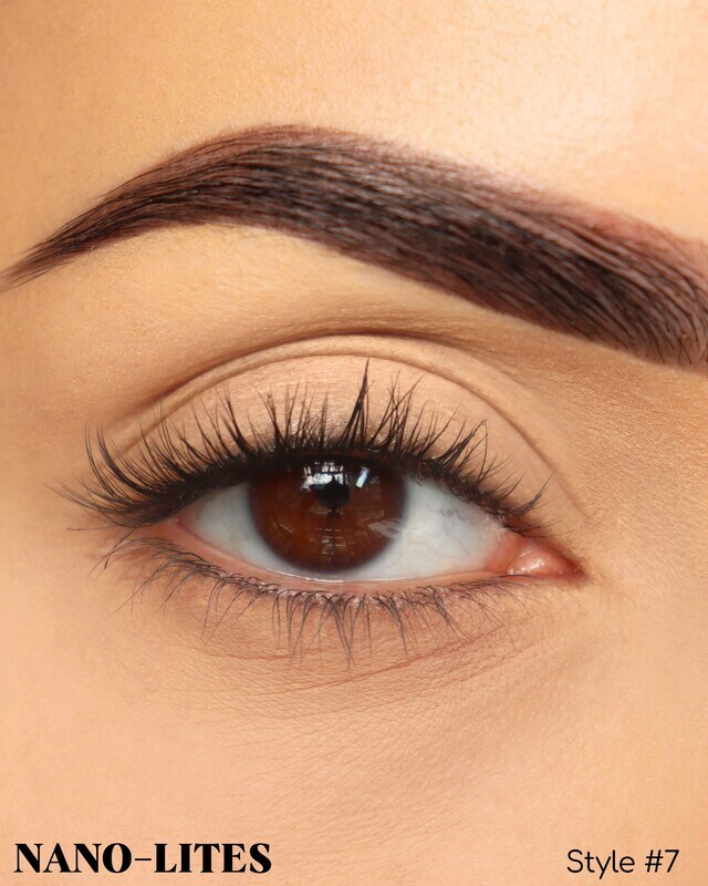 MODELROCK Lashes NANO - LITE NAKED NATURALS - Style 1 Lash Set