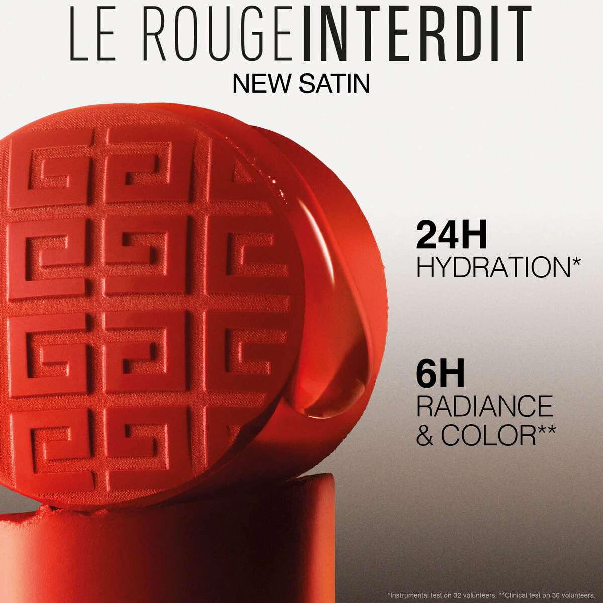 Givenchy Le Rouge Interdit Satin Lipstick N341 - Rouge Sienne  2.7g