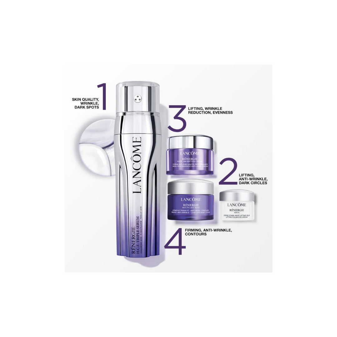 Lancome Renergie H.C.F Triple Serum 50ml 4 Piece Skincare Set