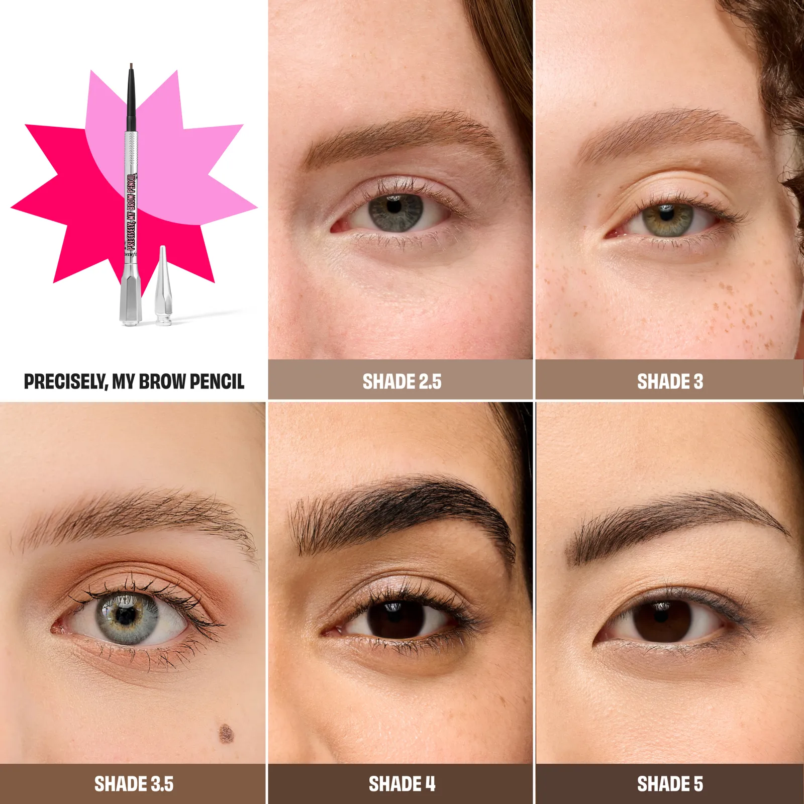 Benefit The Brow Booth Full-Size & Mini Brow Trio Shade 3