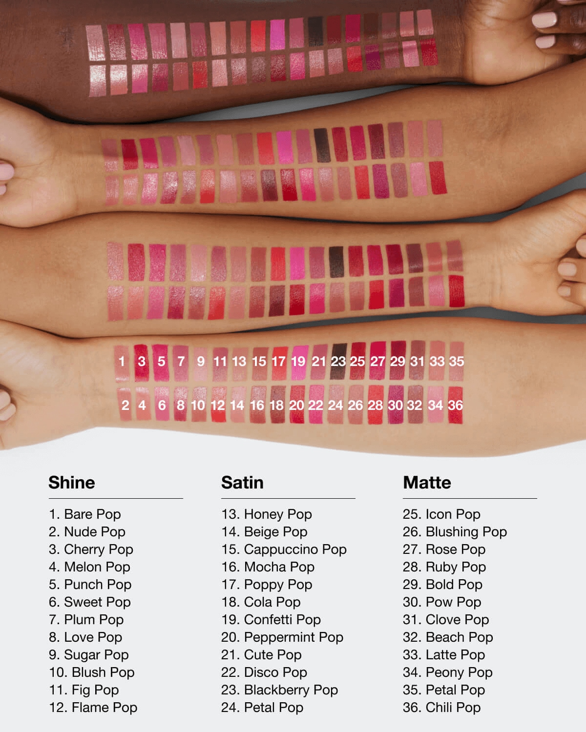 Clinique Pop Longwear Lipstick Shine Plum Pop 3.9g