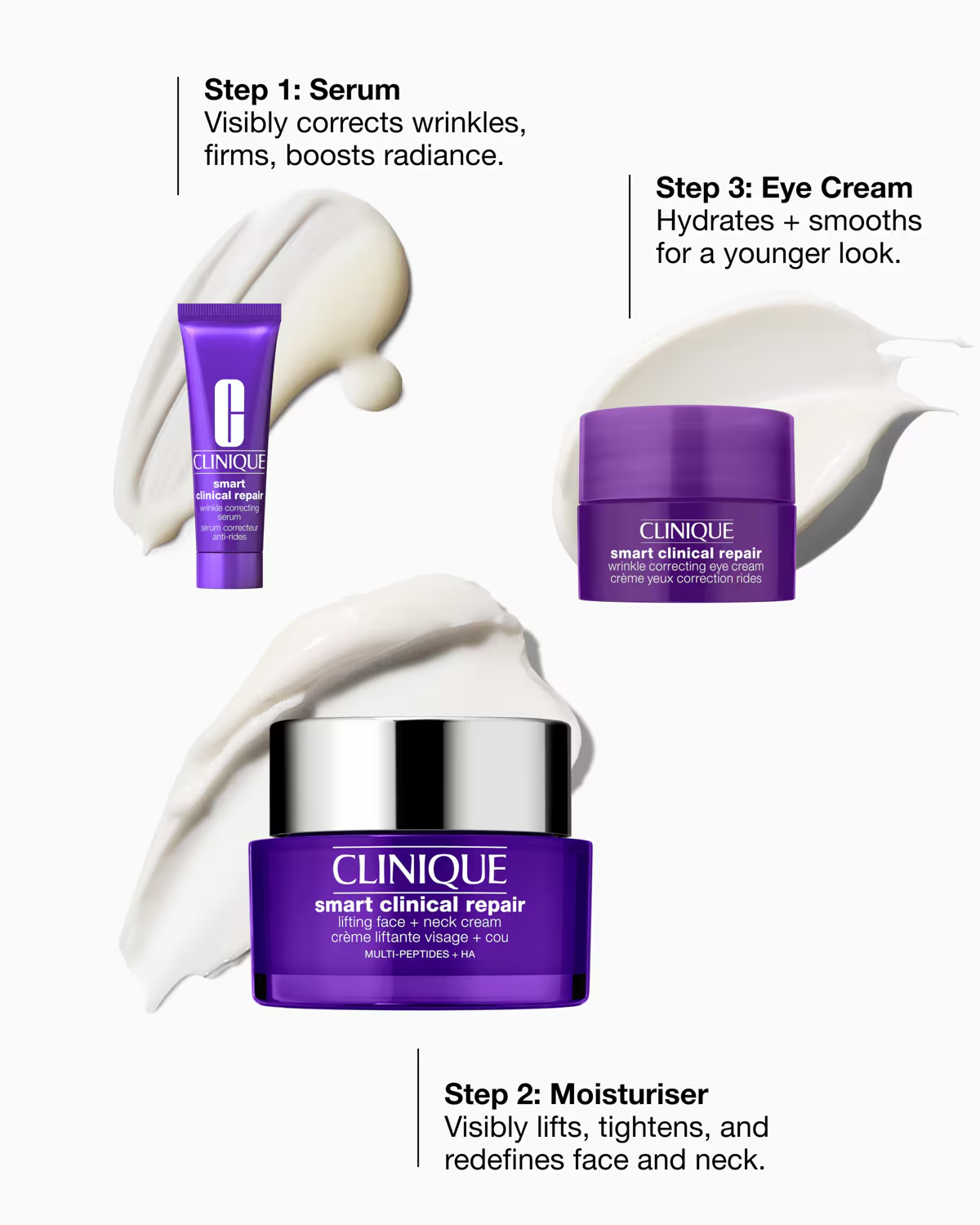 Clinique Face + Neck Lift Routine 4 Piece Gift Set