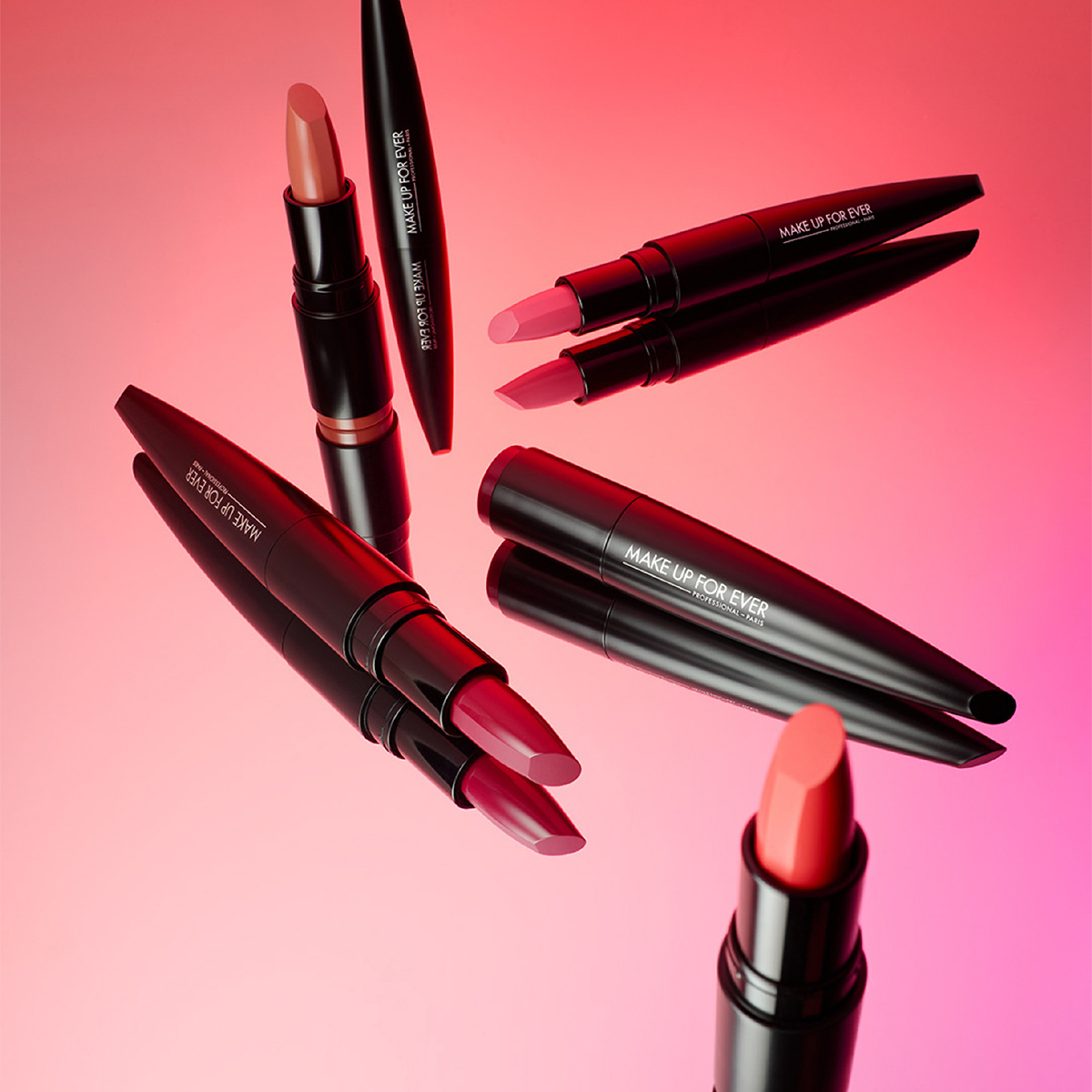 Make Up For Ever Rouge Artist Lipstick 164 Sassy Rhubarb 3.2g