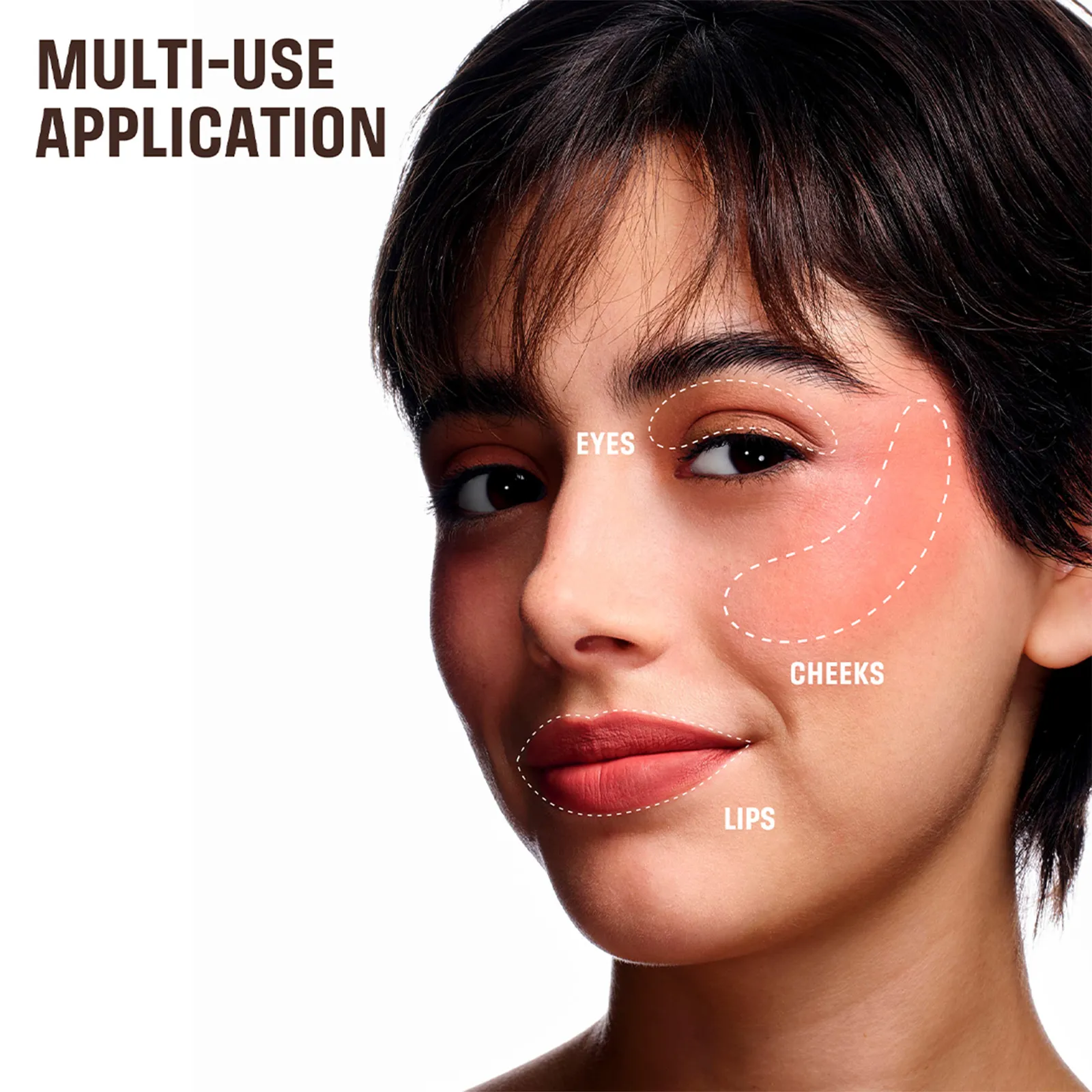 Make Up For Ever Artist Liquid Color Waterproof Liquid Blush for Lip + Cheek - 602 Completely Sepia