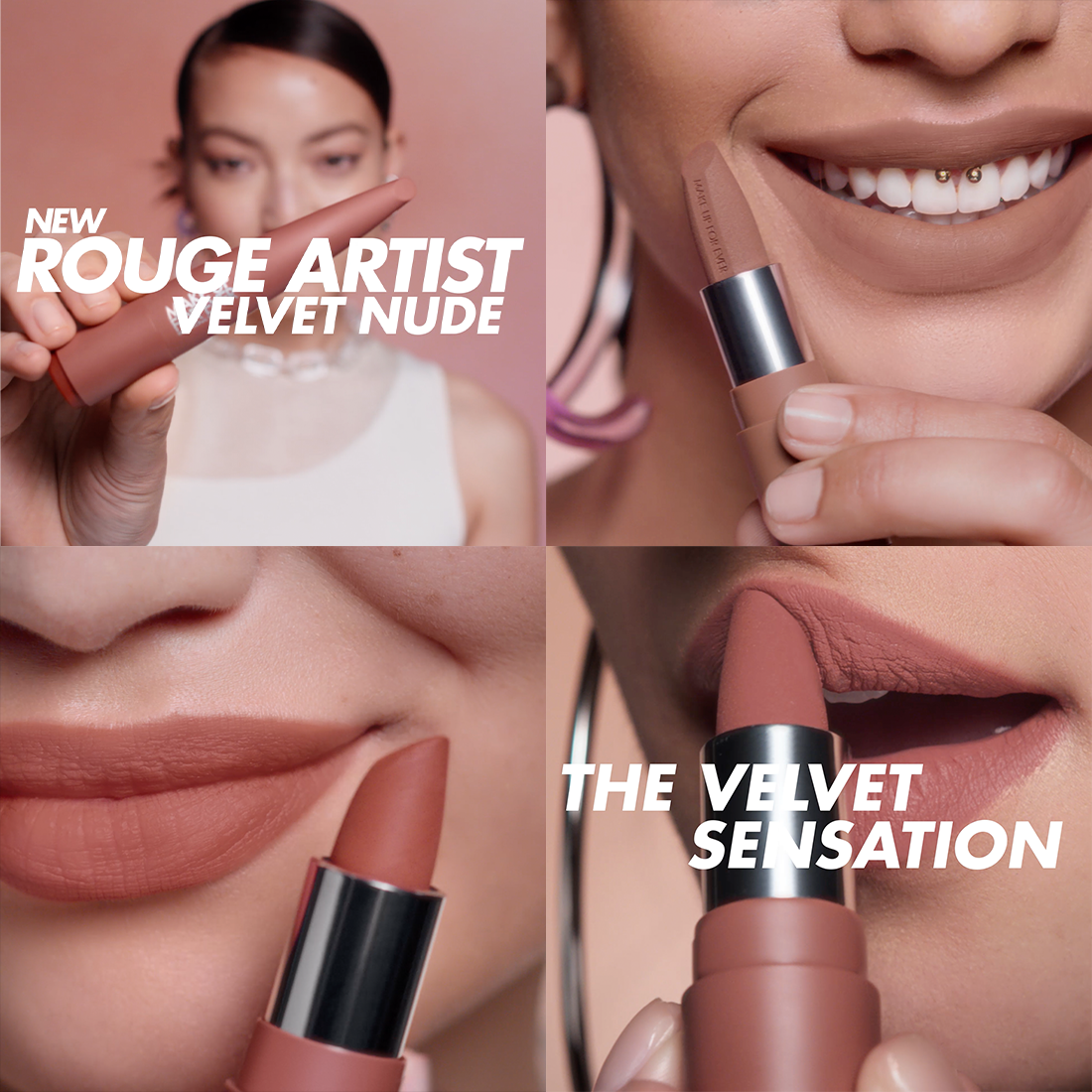Make Up For Ever Rouge Artist Velvet Nude 3.5G 101 Soft Rosy Nude  