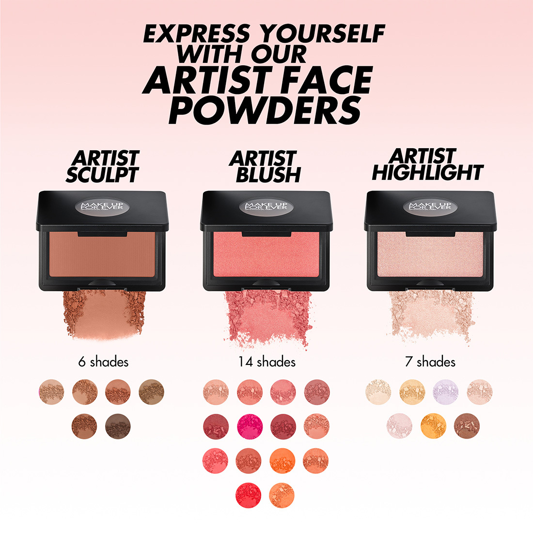 Make Up For Ever Artist Face Powders Blush 5G 300 Anywhere Peach  
