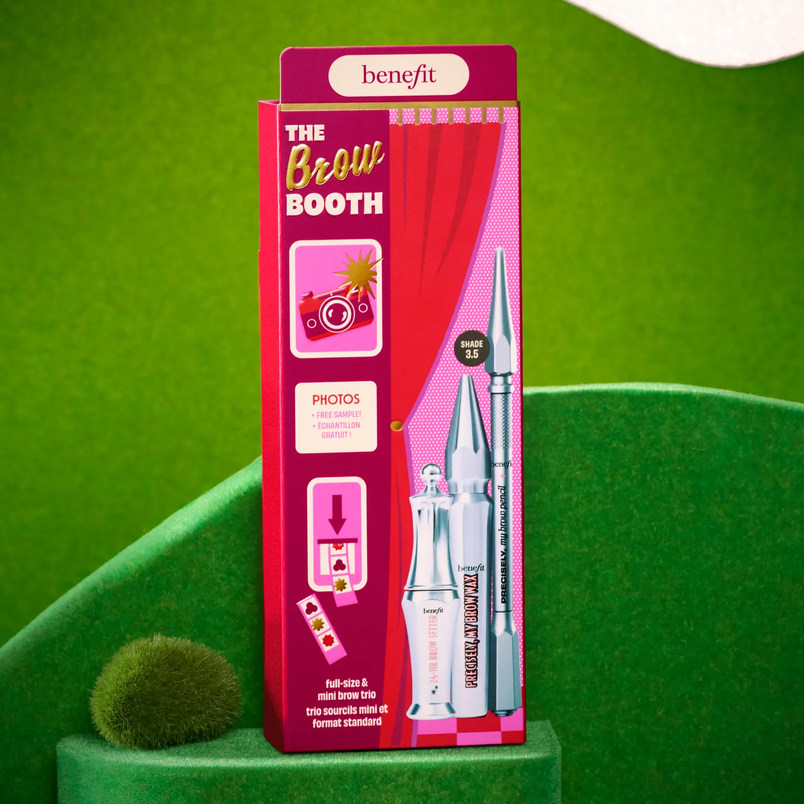 Benefit The Brow Booth Full-Size & Mini Brow Trio Shade 3