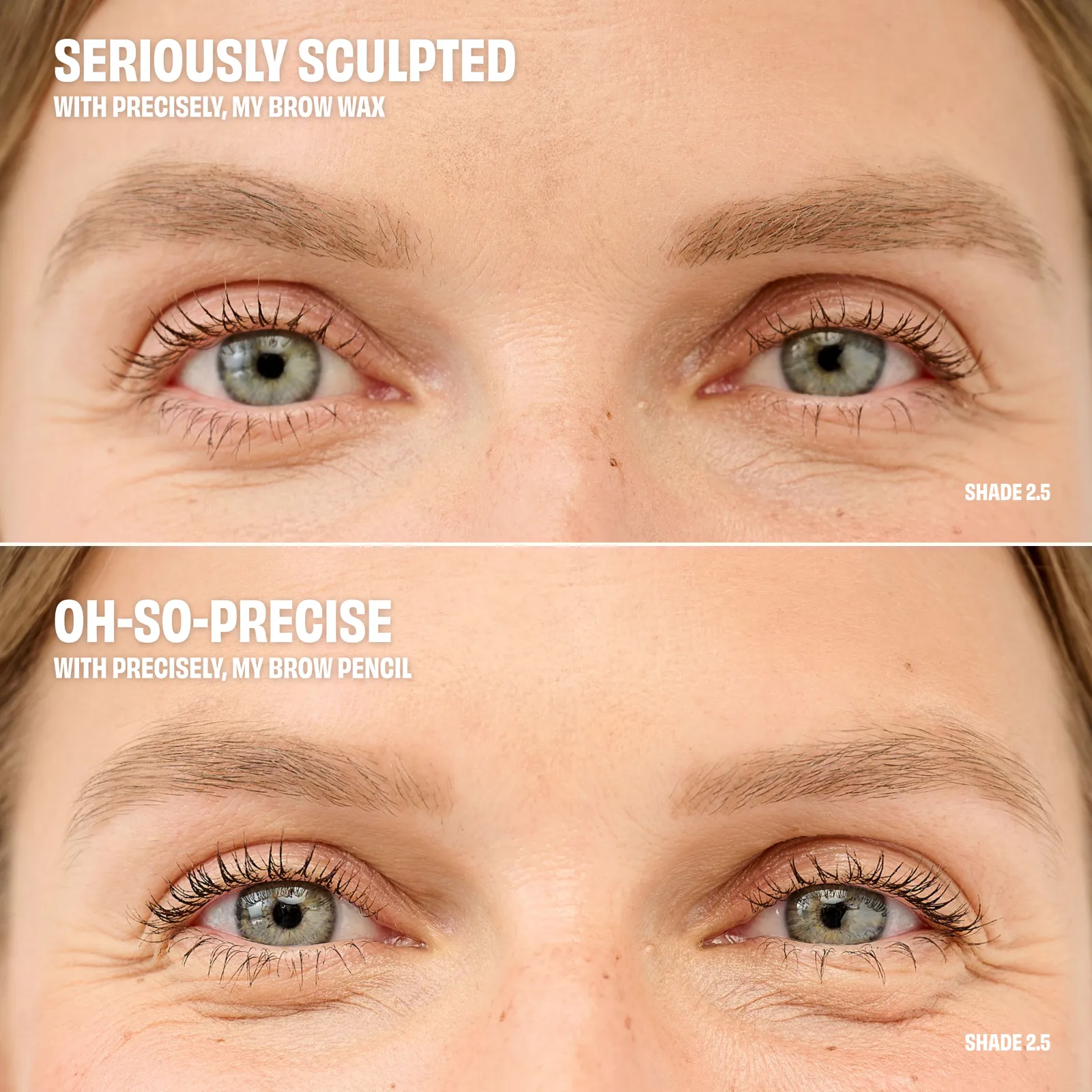 Benefit Cosmetics Precisely Power Up brow pencil and wax duo Shade 3.5 - Neutral Medium Brown