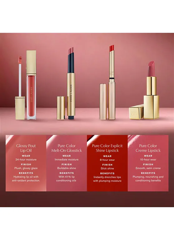 Estee Lauder Glossy Pout Lip Oil 6ml - 01 Raspberry Squeeze 