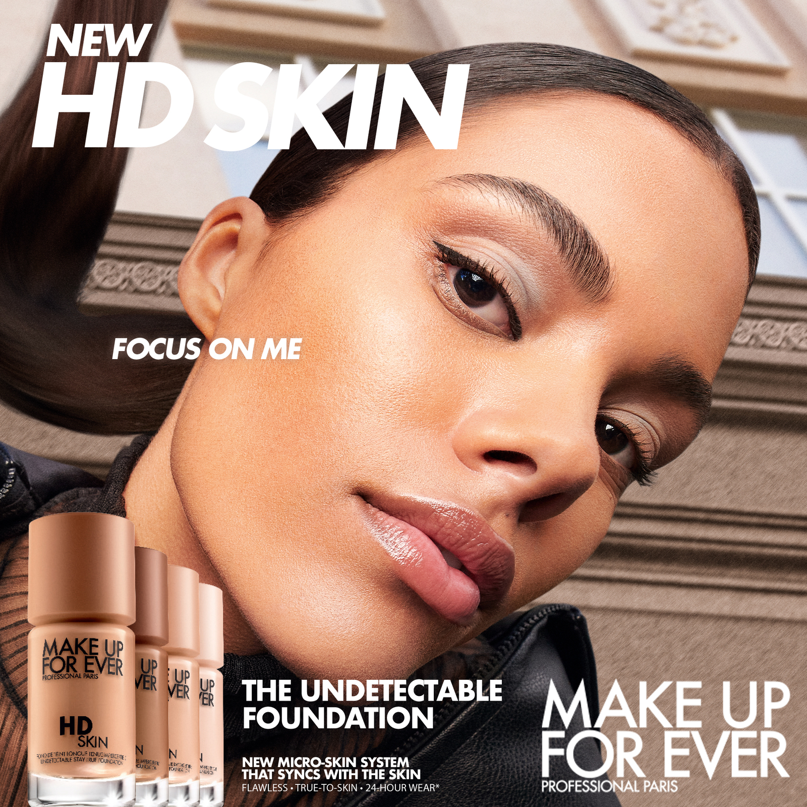 Make Up For Ever Hd Skin Foundation 30Ml 3N54 Hazelnut  