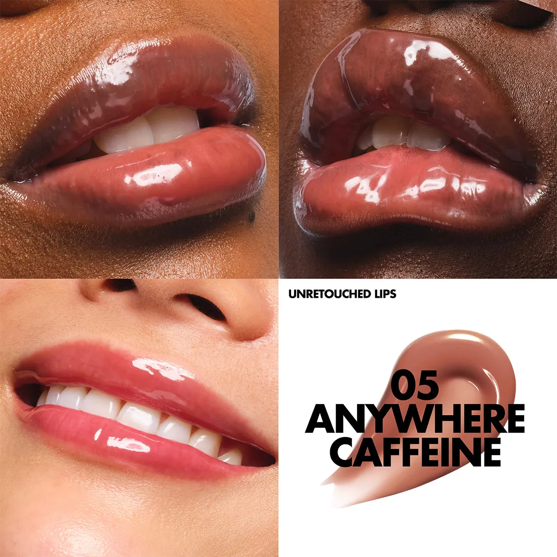 Make Up For Ever Super Boost Lip Gloss 05 Anywhere Caffeine 9ml