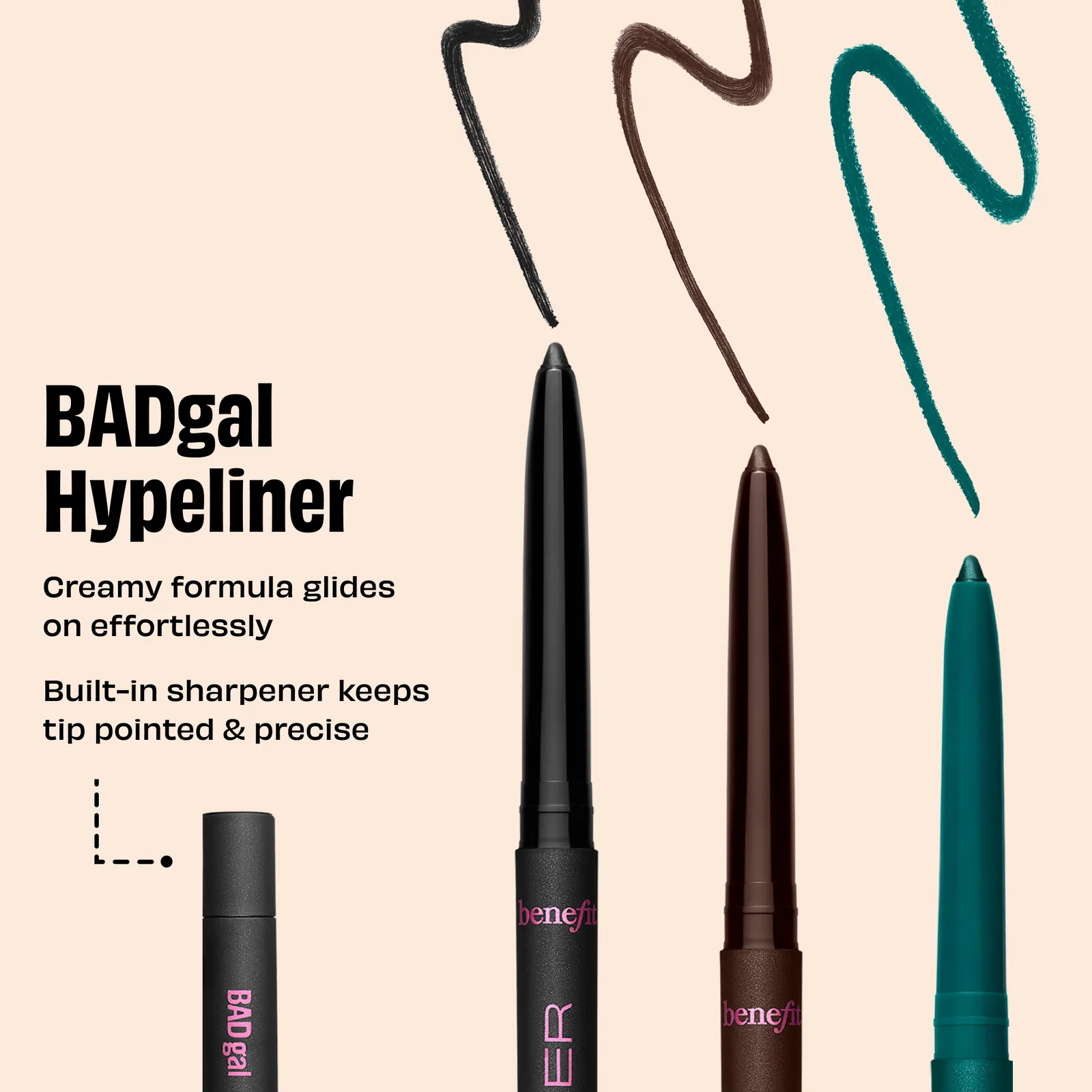 Benefit Cosmetics BADgal Hypeliner 0.25g - Teal 